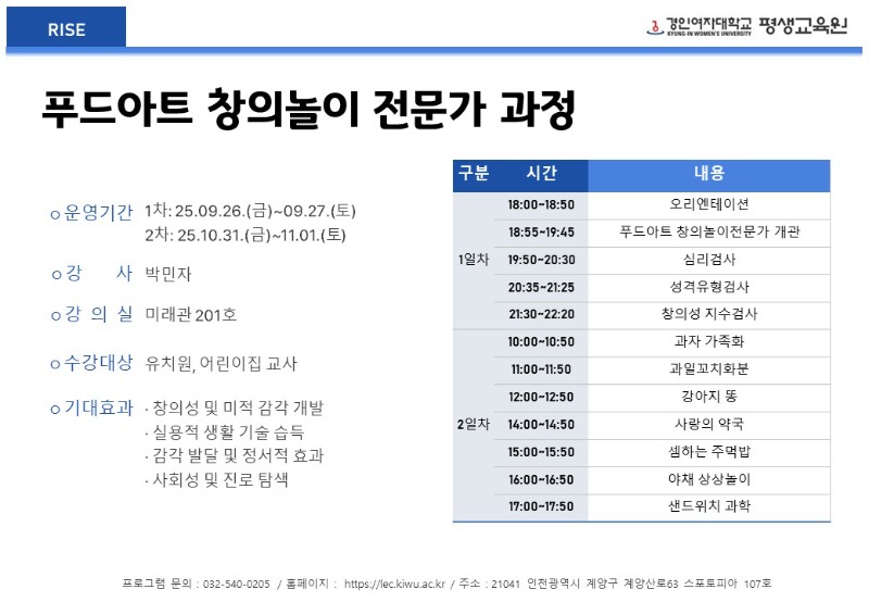 1. 푸드아트 창의놀이전문가 자격과정.JPG